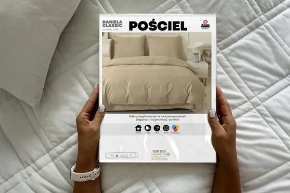 Pościel 160 x 200 3cz Satynowa Daniela Classic 02