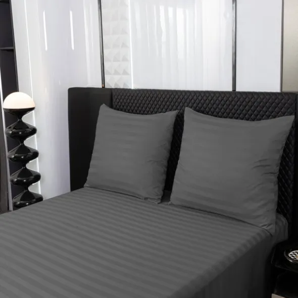 Pościel 160 x 200 3cz Satynowa Pasy Ramiro 05
