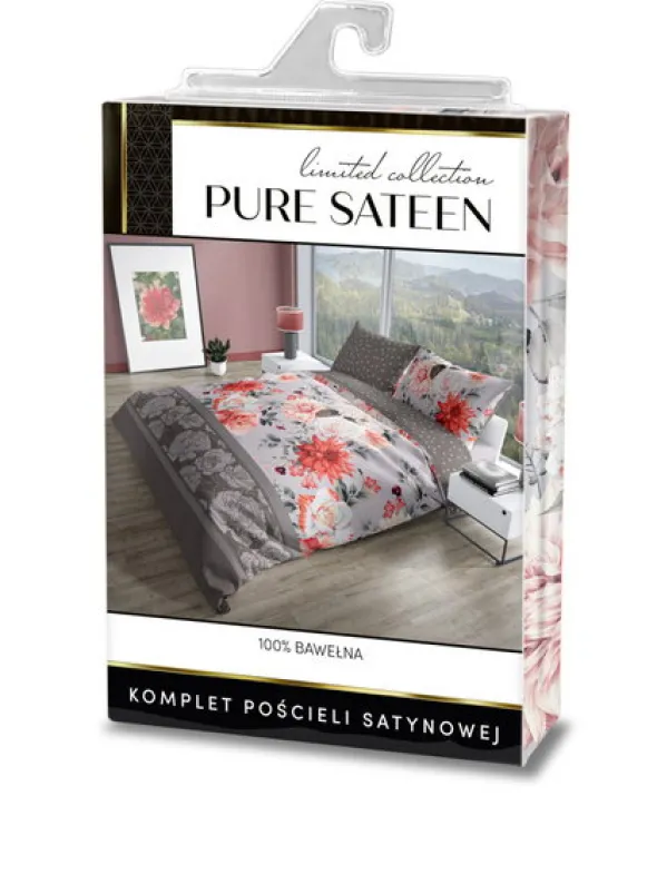 Pościel 140 x 200 2cz Satynowa Pure Sateen 007