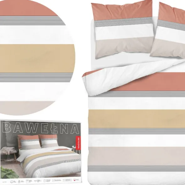 Pościel 220 x 200 3cz Vicenza Bawełna wz. 5110A