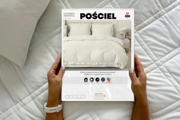 Pościel 220 x 200 3cz z Falbaną Luxury Jowita 04