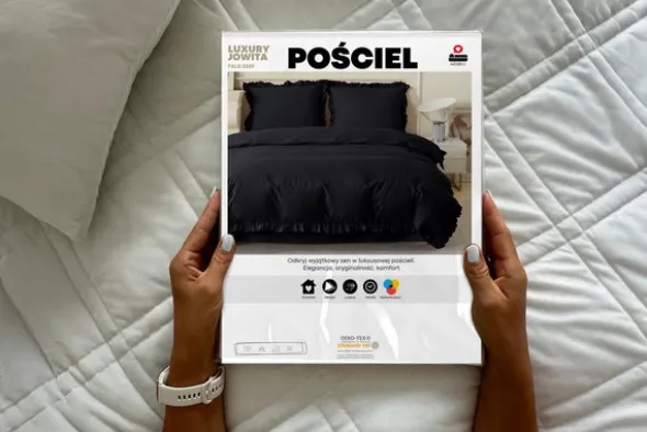 Pościel 160 x 200 3cz z Falbaną Luxury Jowita 01
