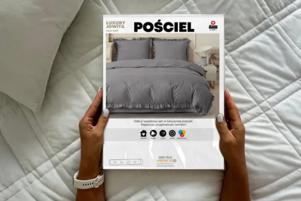 Pościel 140 x 200 2cz z Falbaną Luxury Jowita 06