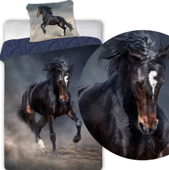 Pościel 160 x 200 Młodzieżowa Horses 004 Tornado