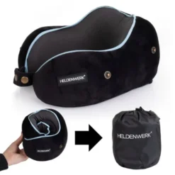 Poduszka Podróżna Rogal Memory z Kapturem Comfy 02