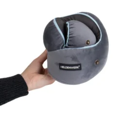 Poduszka Podróżna Rogal Memory z Kapturem Comfy 01