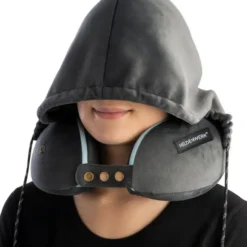 Poduszka Podróżna Rogal Memory z Kapturem Comfy 01