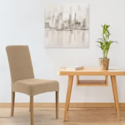 Pokrowiec na Krzesło Gładki 35x55x30 Pokr03 Beż