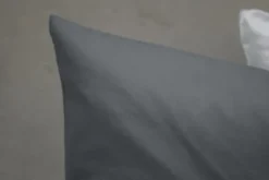 Poszewka Bawełna 70 x 80 Jednolita Ola Grafitowa Grafit