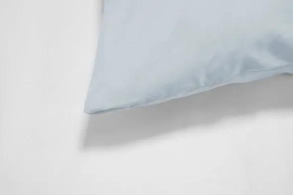 Poszewka Bawełna 45 x 45 Jednolita Ola Jasny Niebieski