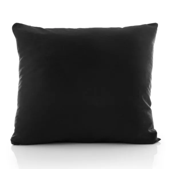 Poszewka Bawełna 70 x 80 Jednolita Ola Czarna Black