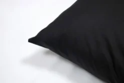 Poszewka Bawełna 50 x 60 Jednolita Ola Czarna Black
