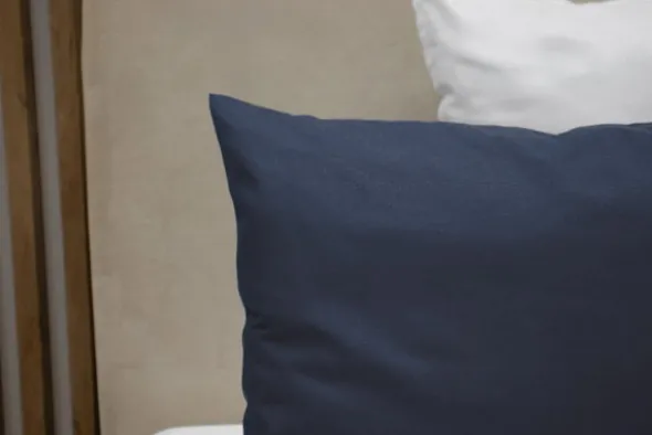 Poszewka Bawełna 50 x 80 Jednolita Ola Granat Navy