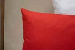 Poszewka Bawełna 50 x 80 Jednolita Ola Czerwony Red