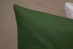 Poszewka Bawełna 50 x 60 Jednolita Ola Zieleń Butelkowa
