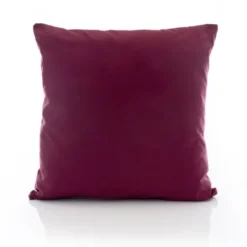 Poszewka Bawełna 45 x 45 Jednolita Ola Bordo Bordowa