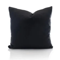 Poszewka Bawełna 45 x 45 Jednolita Ola Czarna Black