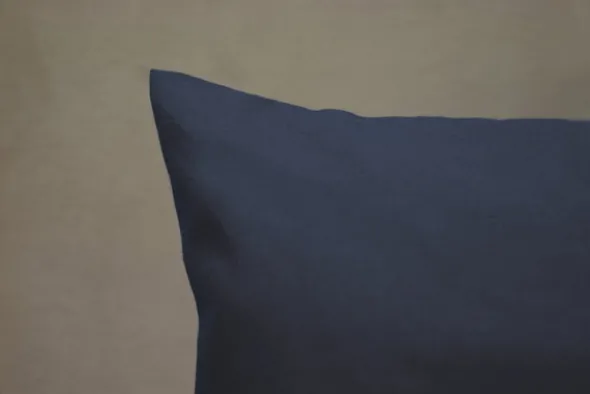 Poszewka Bawełna 40 x 60 Jednolita Ola Granat Navy