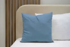 Poszewka Bawełna 50 x 50 Jednolita Ola Niebieski Blue