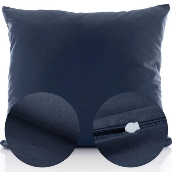 Poszewka Bawełna 70 x 80 Jednolita Ola Granat Navy