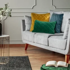 Poszewka Velvetowa Velvet 27 45 x 45 Biały
