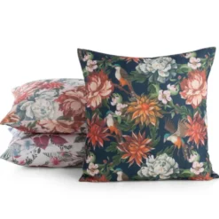 Poszewka 45 x 45 Dekoracyjna Flore 5 J. Zielony