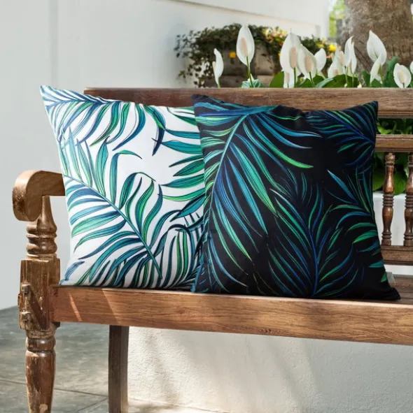 Poszewka 40 x 40 Dekoracyjna Palms 01 Czar+Ziel