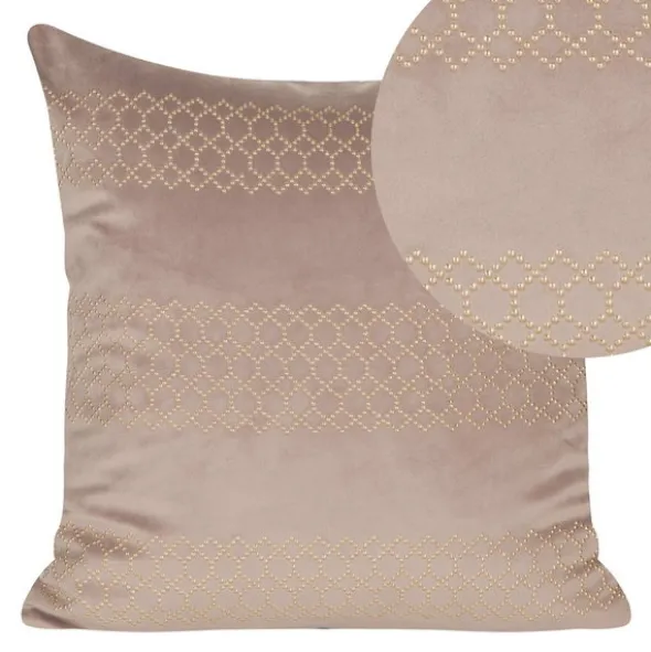 Poszewka 45 x 45 Dekoracyjna Pari Różowy