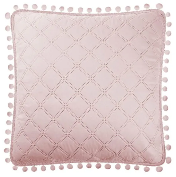 Poszewka 45 x 45 Dekoracyjna Pompoo Pudrowy