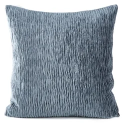 Poszewka 45 x 45 Dekoracyjna Velvet Evelyne Stal