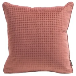 Poszewka 40 x 40 Dekoracyjna Velvet AMELIA Pudrowy