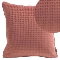 Poszewka 40 x 40 Dekoracyjna Velvet AMELIA Pudrowy