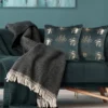 Poszewka 45 x 45 Dekoracyjna Velvet BLINK15 Bordowy