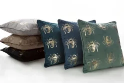 Poszewka 45 x 45 Dekoracyjna Velvet BLINK15 Bordowy