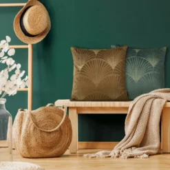 Poszewka 45 x 45 Dekoracyjna Velvet BLINK21 Brązowy