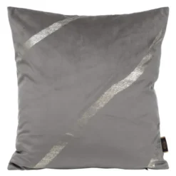 Poszewka 45 x 45 Dekoracyjna Velvet Blink 34 Szary