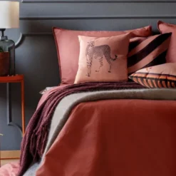 Poszewka 45 x 45 Dekoracyjna Velvet Vas Róż+Czar