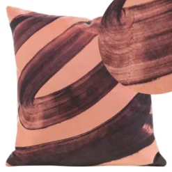 Poszewka 45 x 45 Dekoracyjna Velvet Vas Róż+Czar