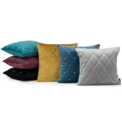 Poszewka 45 x 45 Dekoracyjna Velvet 37 Niebieski