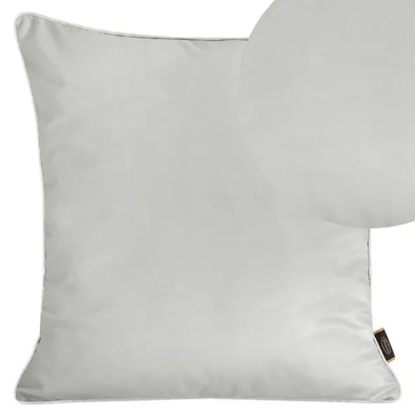 Poszewka 45 x 45 Dekoracyjna Velvet 57J Sreb