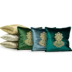 Poszewka 45 x 45 Dekoracyjna Welwet ROYAL4 Niebiesk