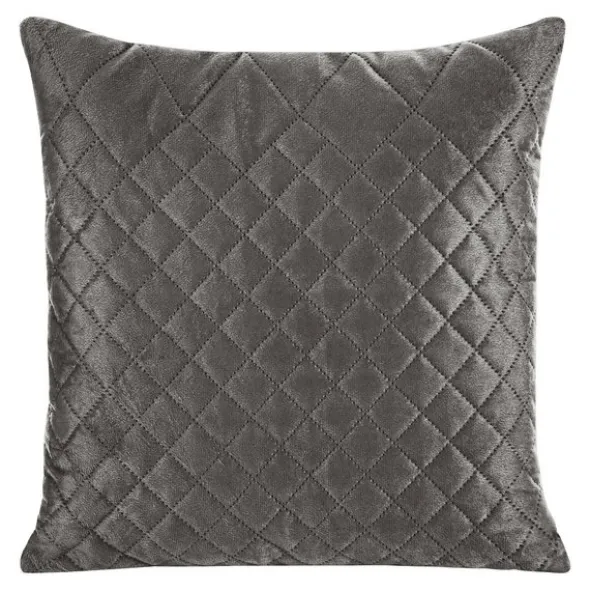 Poszewka 40 x 40 Pikowana Velvet Luiz3 Grafit