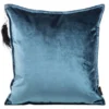 Poszewka 45 x 45 Royal Welwet 5 Dekoracyjna Niebie