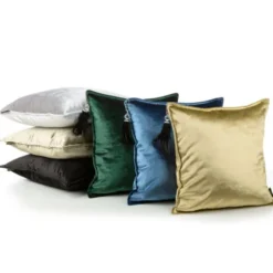 Poszewka 45 x 45 Royal Welwet 5 Dekoracyjna Niebie