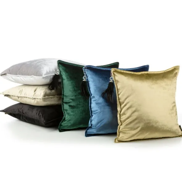 Poszewka 45 x 45 Royal Welwet 5 Dekoracyjna Niebie