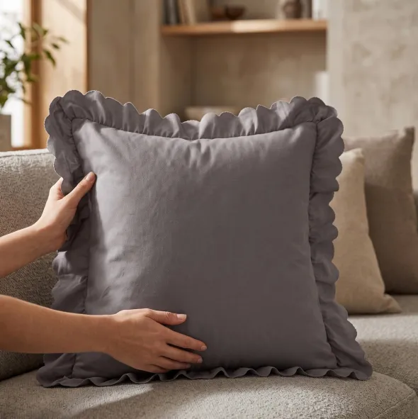 Poszewka 40 x 40 z Falbaną Luxury Jowita 06