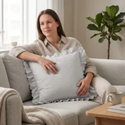 Poszewka 40 x 40 z Falbaną Luxury Jowita 07