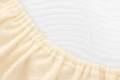 Prześcieradło Frotte z Gumką 018_D Ecru 60x120