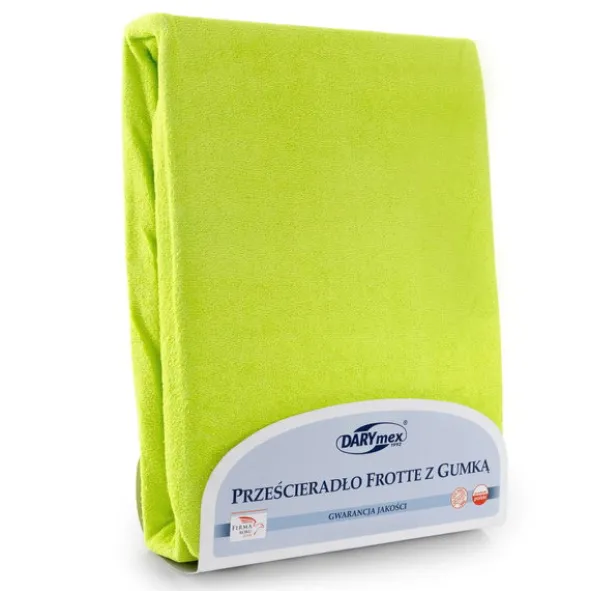 Prześcieradło Frotte z Gumką 052_D Limonka 60x120