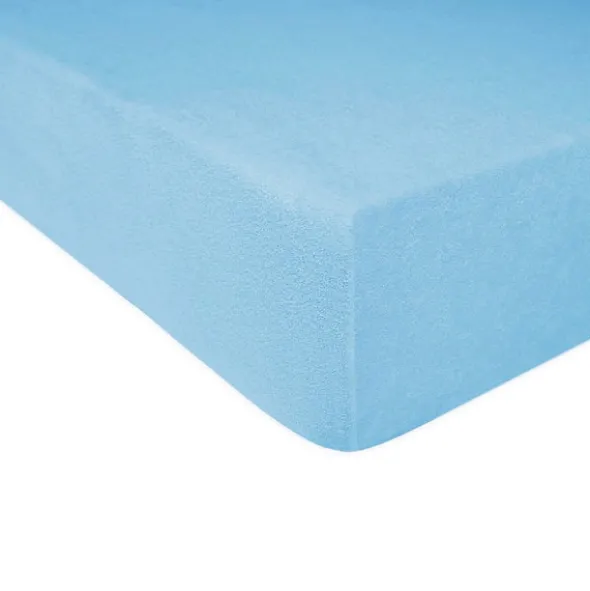 Prześcieradło Frotte z Gumką 027_D Niebieski 60x120